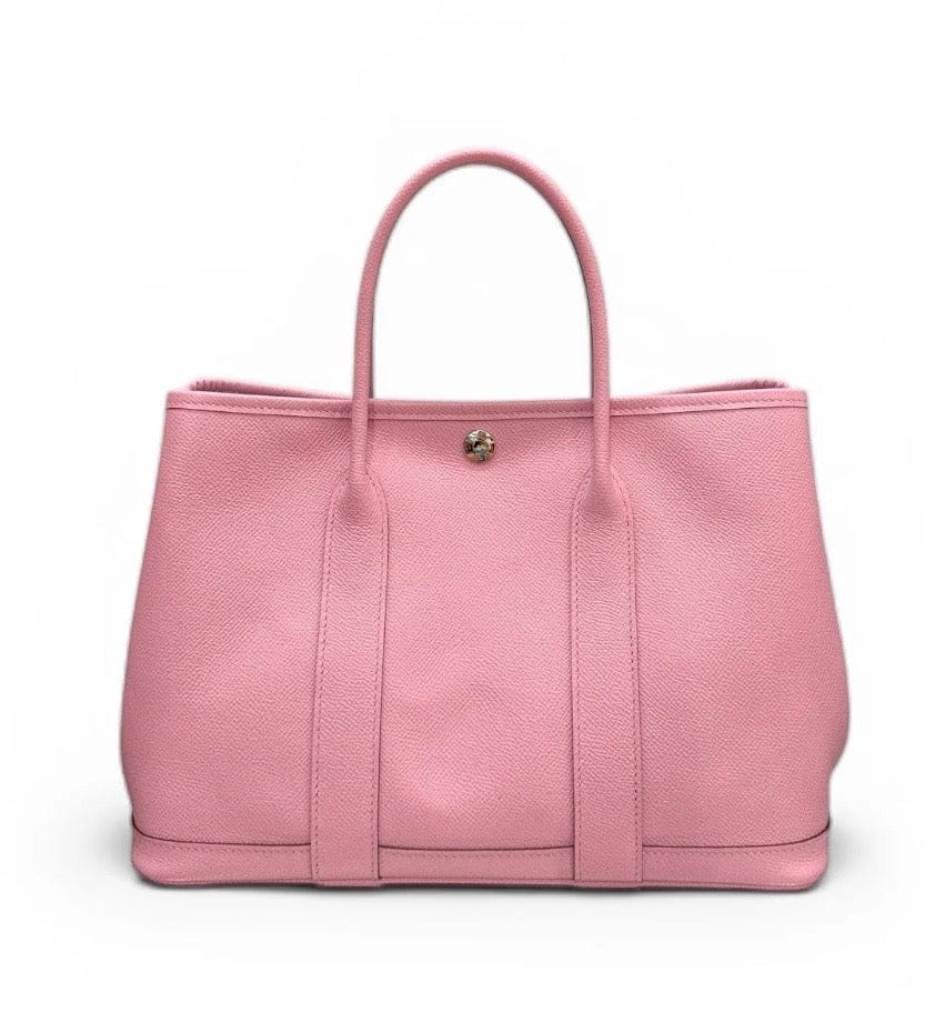 Hermes Hermes Rose Sakura Garden Party 30 in Negonda Leather - Full Set