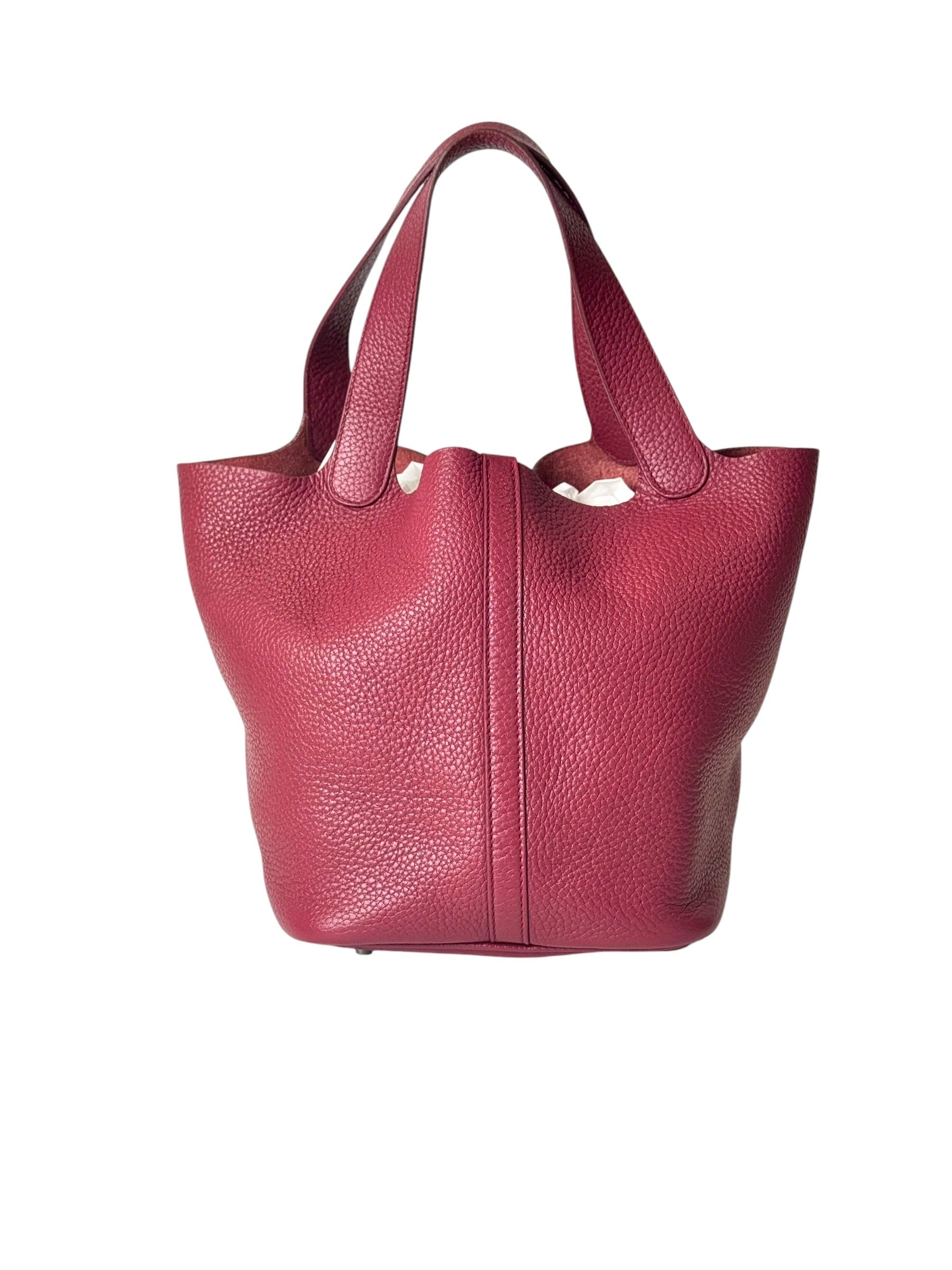 Hermes Hermes Rouge Picotin 22 in Clemence