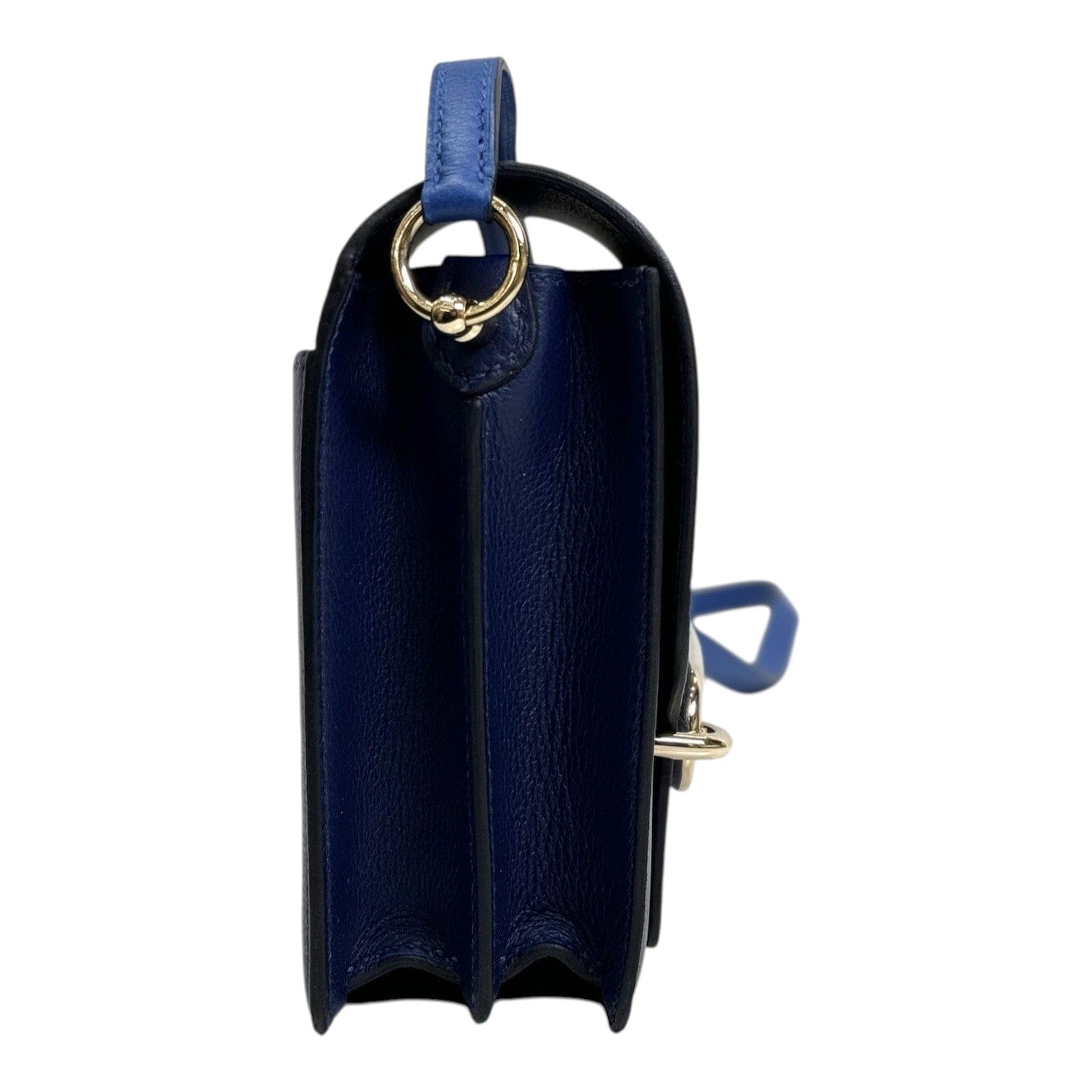 Hermes Hermes Roulis 18 in Blue Saphir /Blue France