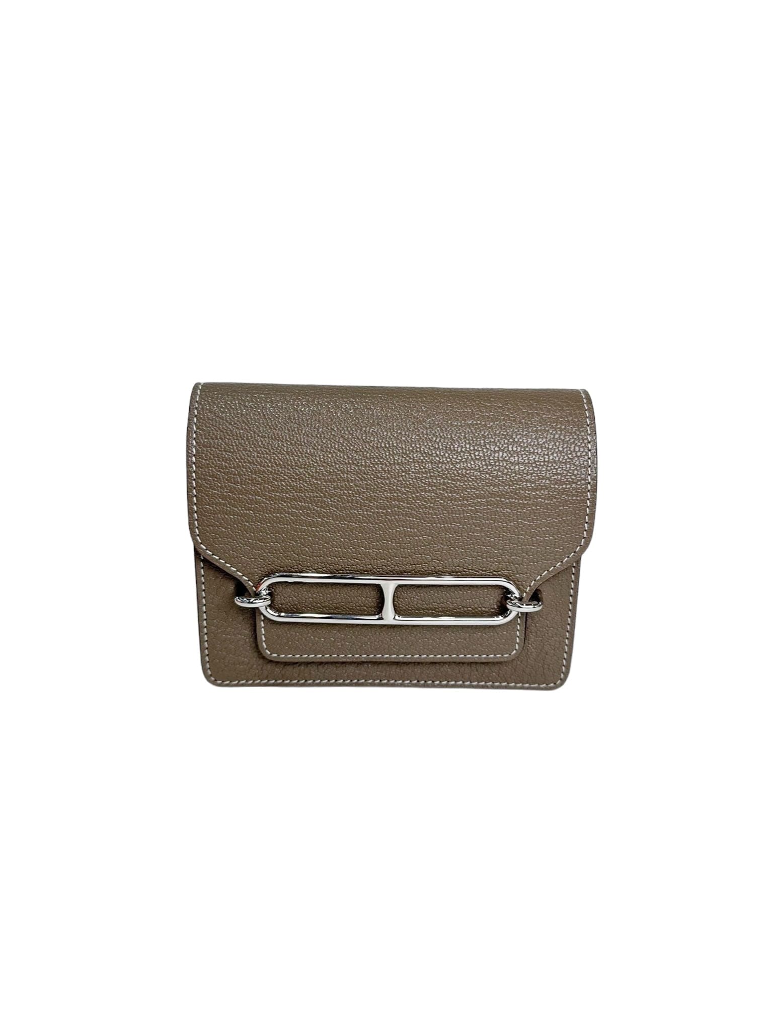 Hermes Hermes Roulis Slim Bag in Etoupe