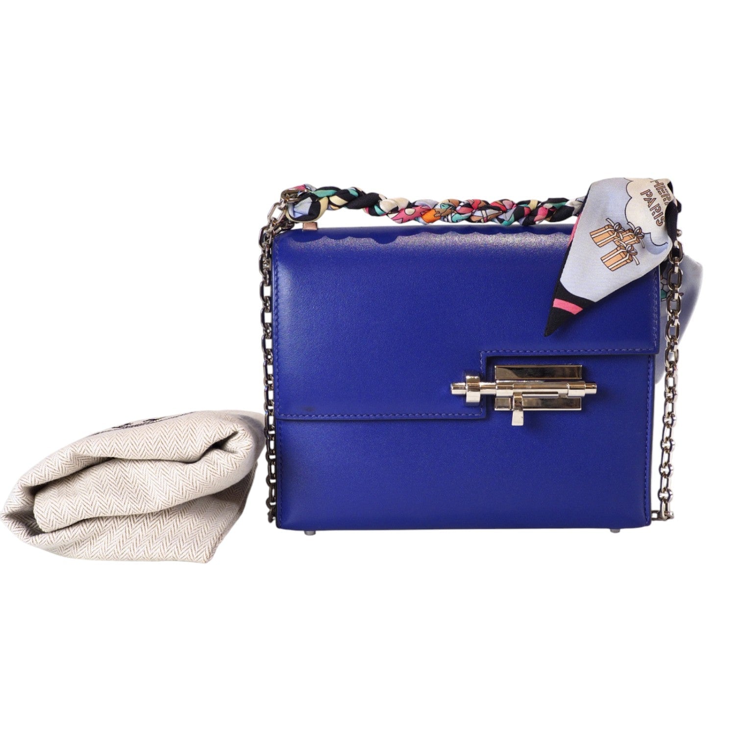 Hermes Hermes Verrou 17cm Mini Blue Encre - C Stamp
