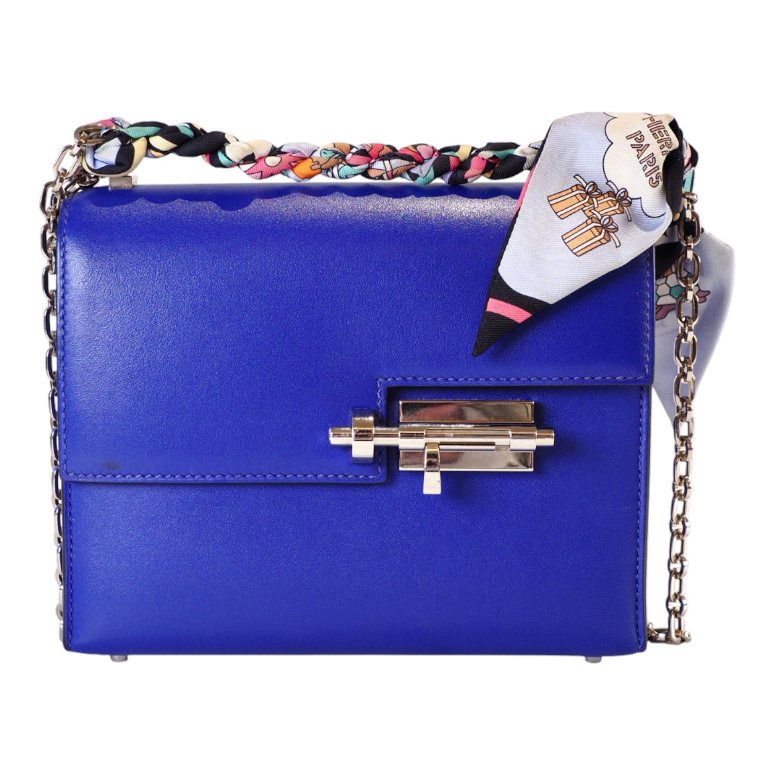 Hermes Hermes Verrou 17cm Mini Blue Encre - C Stamp