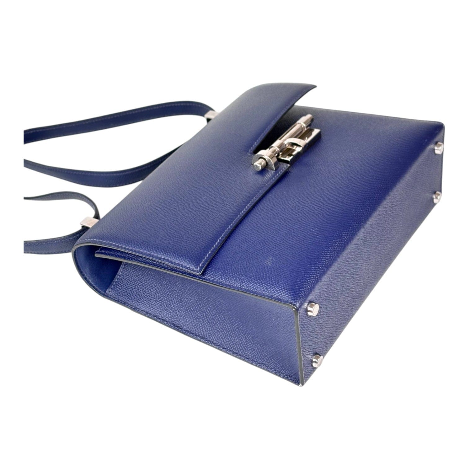 Hermes Hermes Verrou 21cm Blue - A Stamp
