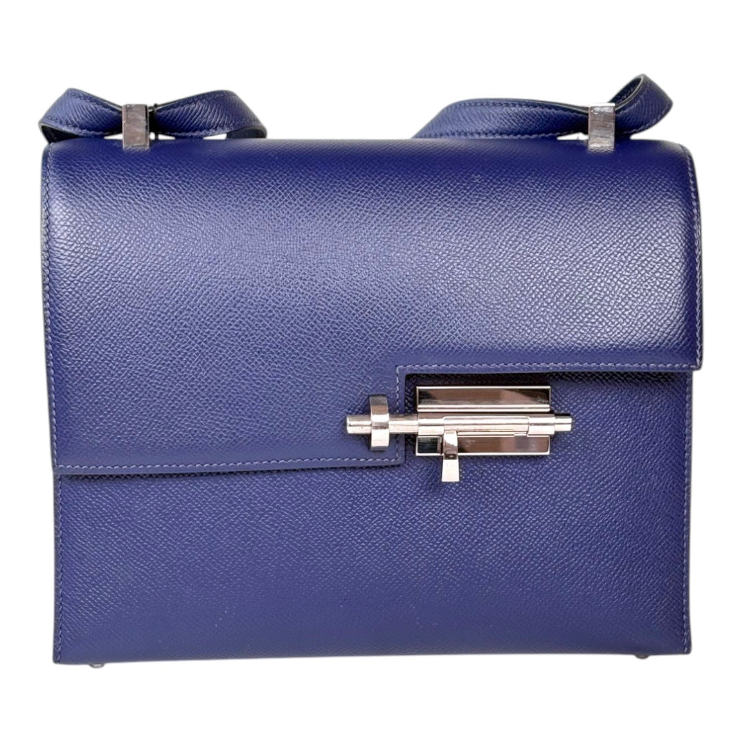 Hermes Hermes Verrou 21cm Blue - A Stamp