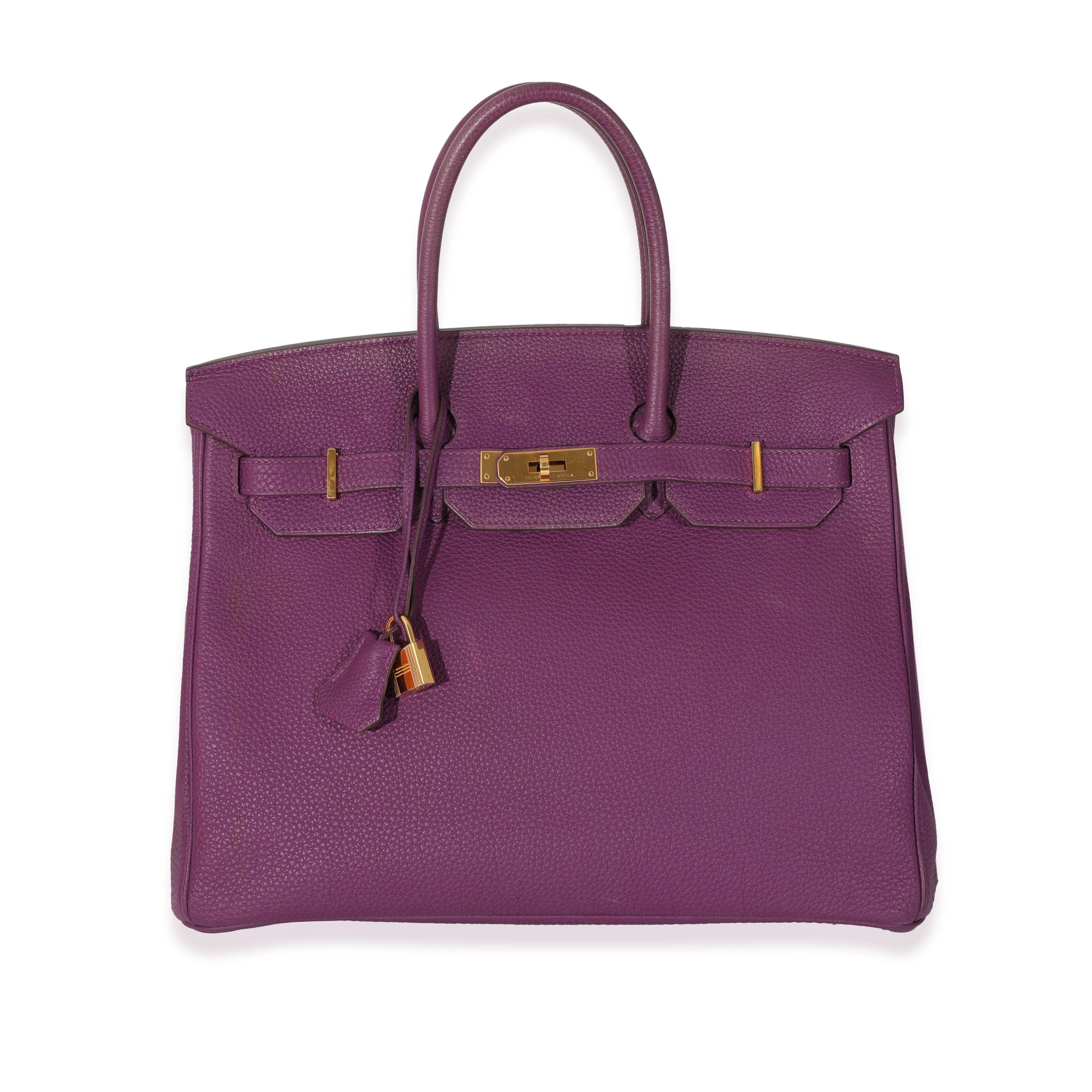 Hermès Hermès Clemence Anemone Birkin 35 GHW