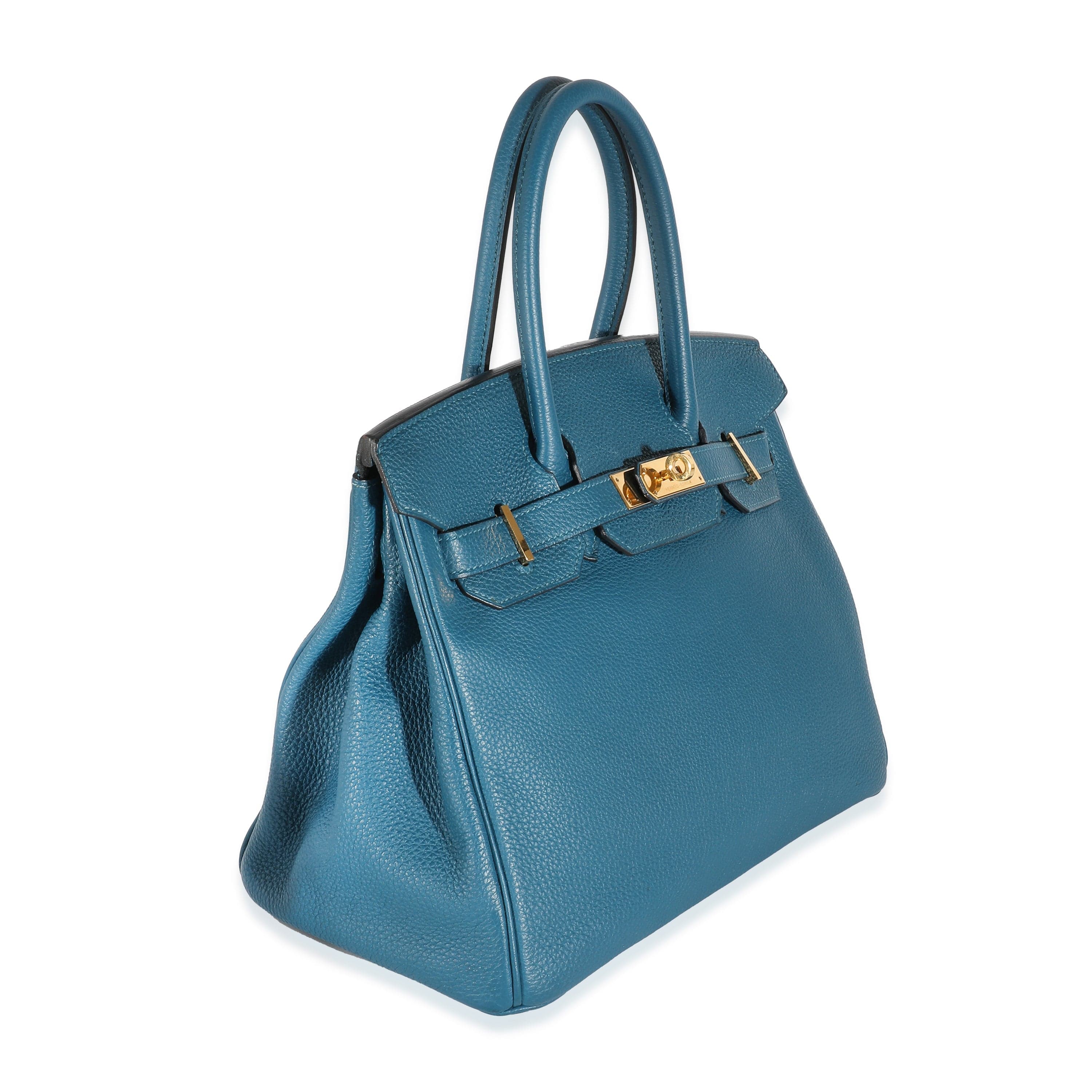 Hermès Hermès Cobalt Clemence Birkin 30 GHW