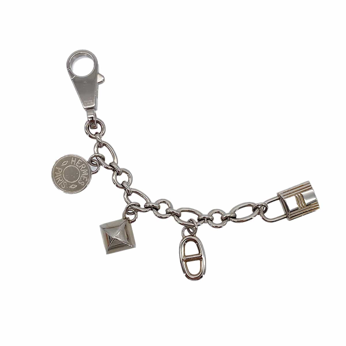 HERMES HERMES BAG CHARM OLGA AMULET 4 ACCESSORY SILVER 90295732