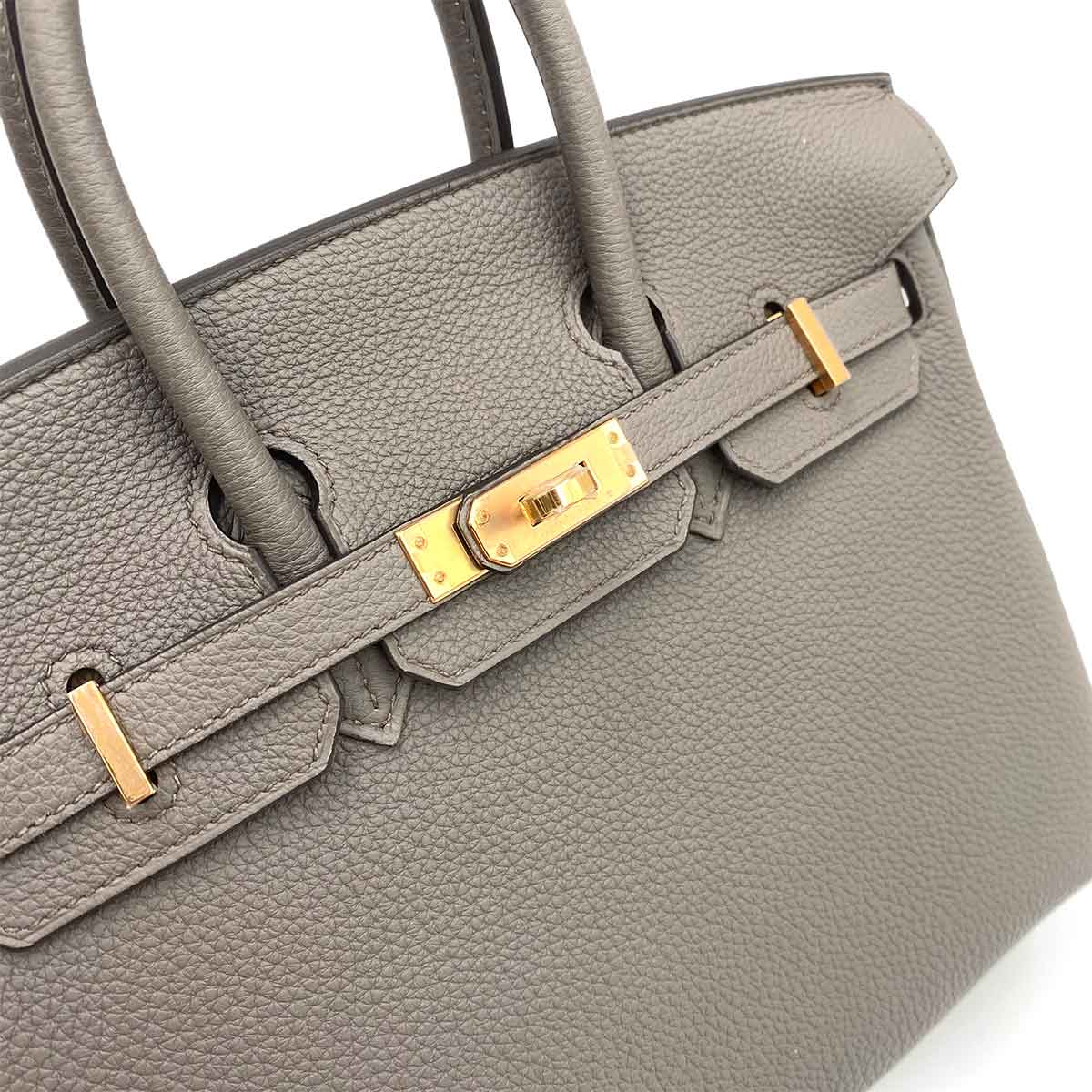 Hermès Hermès Birkin 25 Etain Togo RGHW #Z 90241668