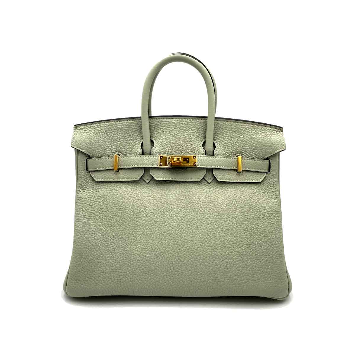 Hermès HERMES BIRKIN 25 GRIS NEVE TOGO HAND BAG B GHW 90231584