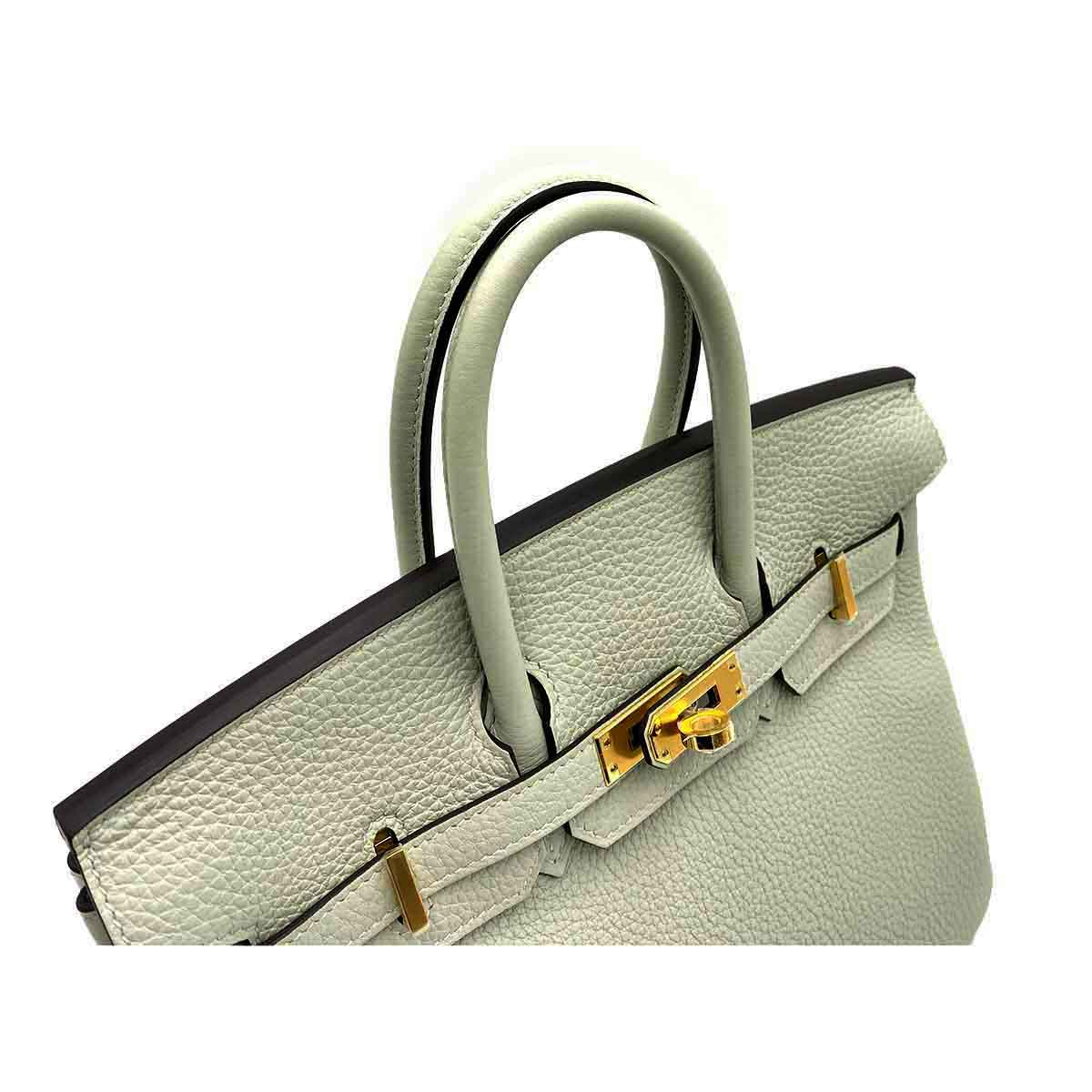 Hermès HERMES BIRKIN 25 GRIS NEVE TOGO HAND BAG B GHW 90231584