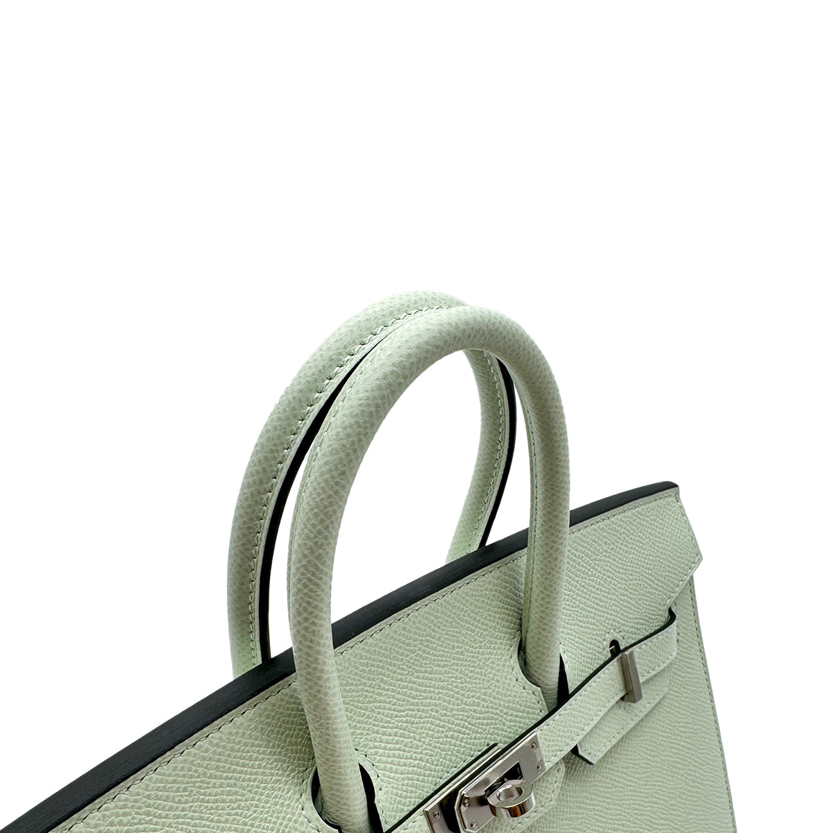 HERMES HERMES BIRKIN 25 SELLIER GRIS NEVE EPSOM HAND BAG B SHW 90299817