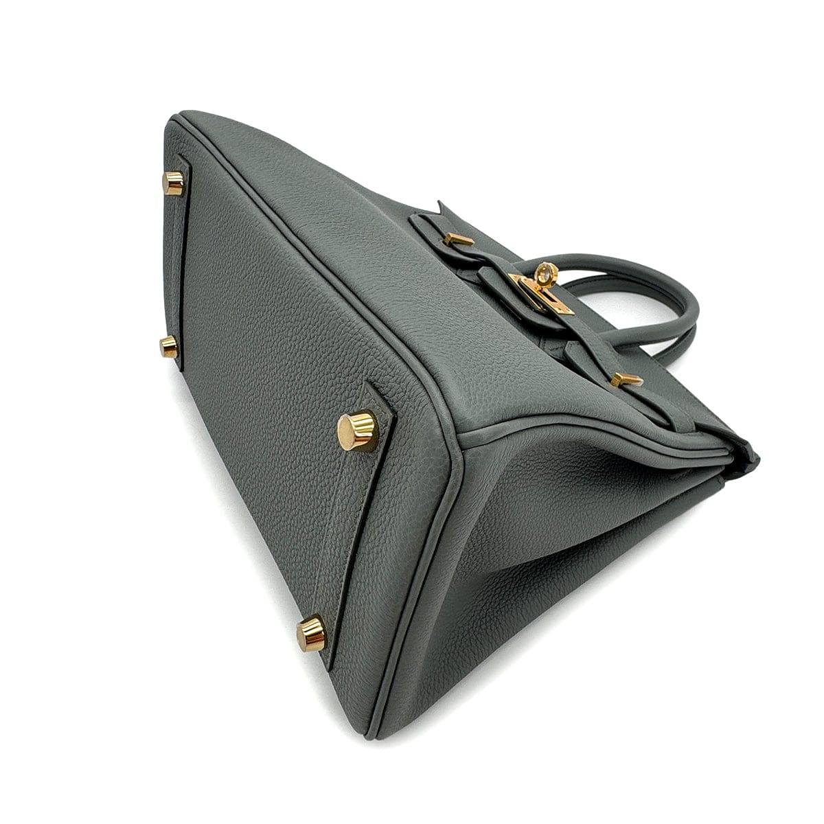 HERMES HERMES BIRKIN 25 VERT AMANDE TOGO HAND BAG W GHW 90300027