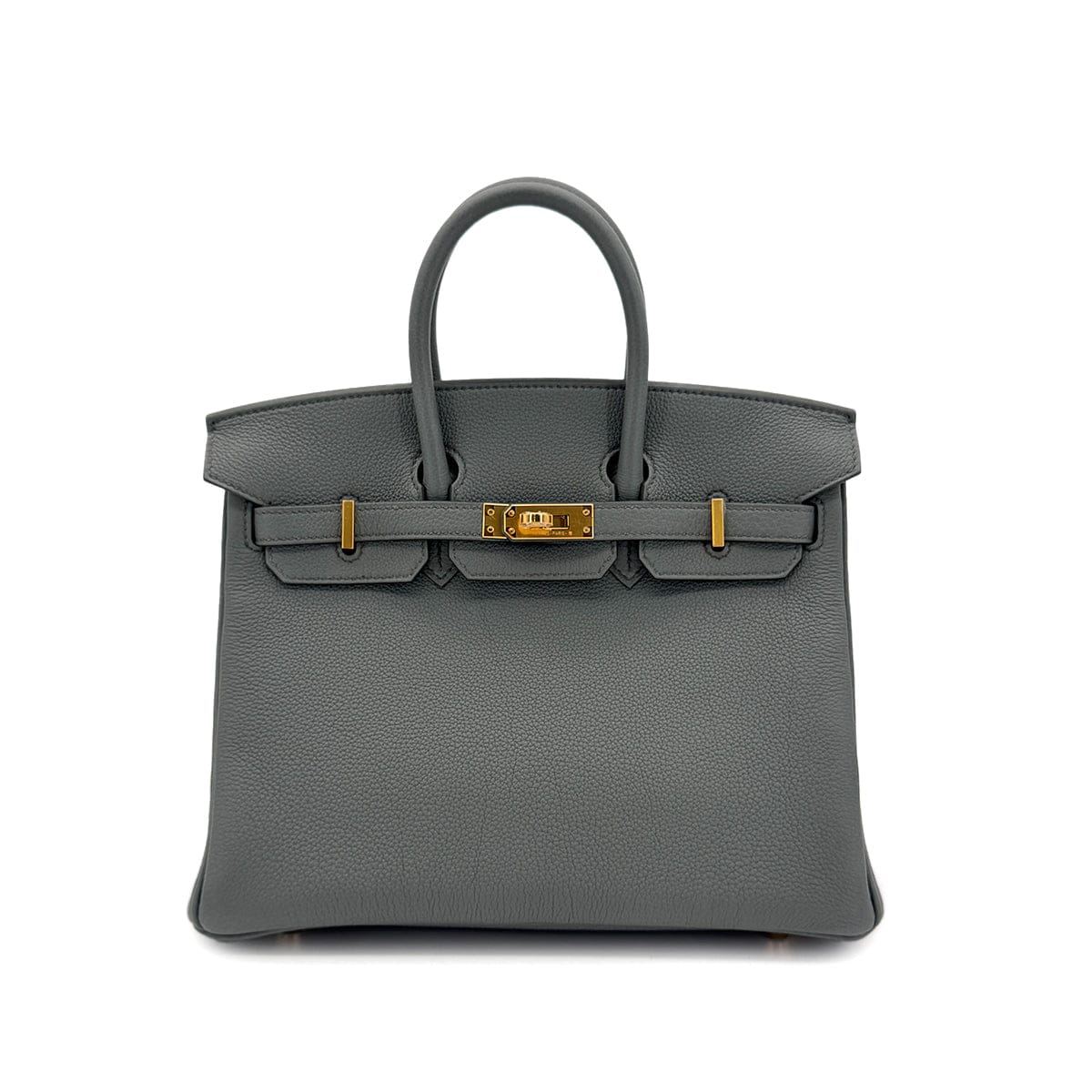 HERMES HERMES BIRKIN 25 VERT AMANDE TOGO HAND BAG W GHW 90300027