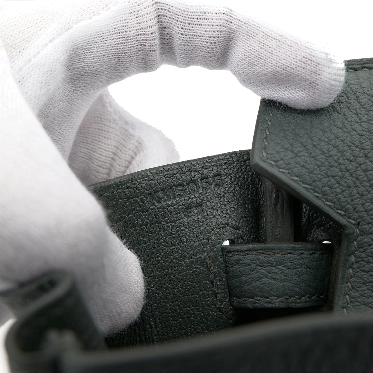 HERMES HERMES BIRKIN 25 VERT MANGROVE TOGO HAND BAG K GHW 90301083