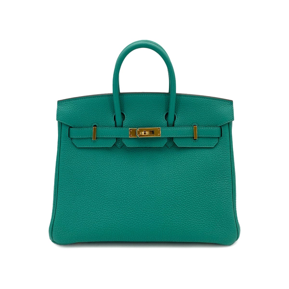 HERMES HERMES BIRKIN 25 VERT VERONE CLEMENCE GHW #D 90250513