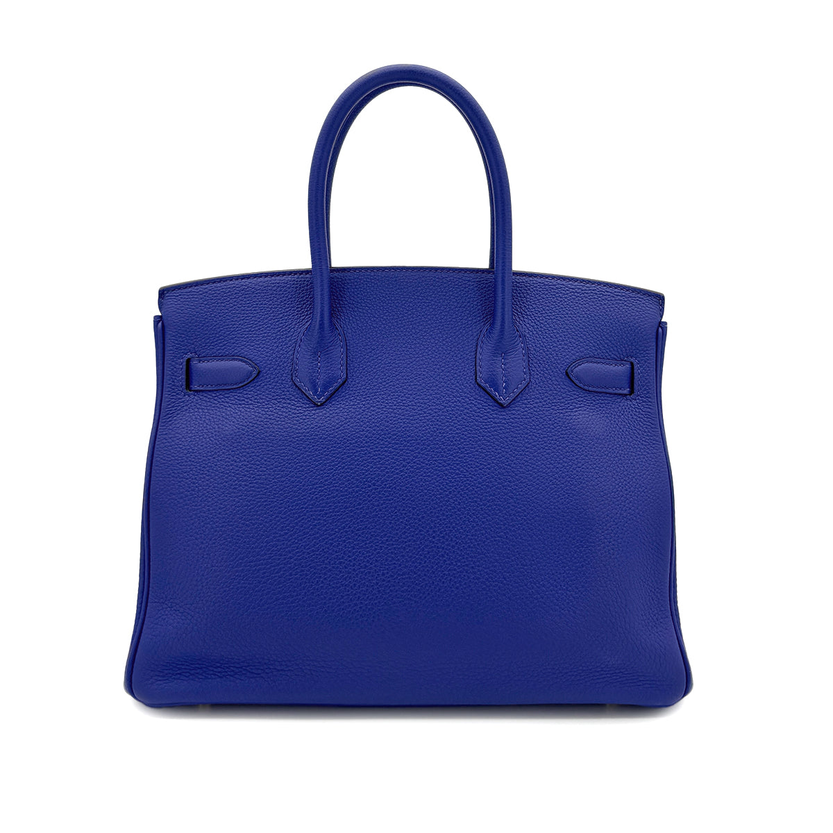 HERMES HERMES BIRKIN 30 BLUE ELECTRIQUE TAURILLON CLEMENCE HAND BAG X GHW 90300014