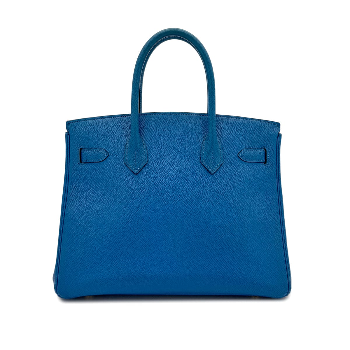 HERMES HERMES BIRKIN 30 BLUE FRANCE COUCHVEL HAND BAG 〇Z GHW 90299360