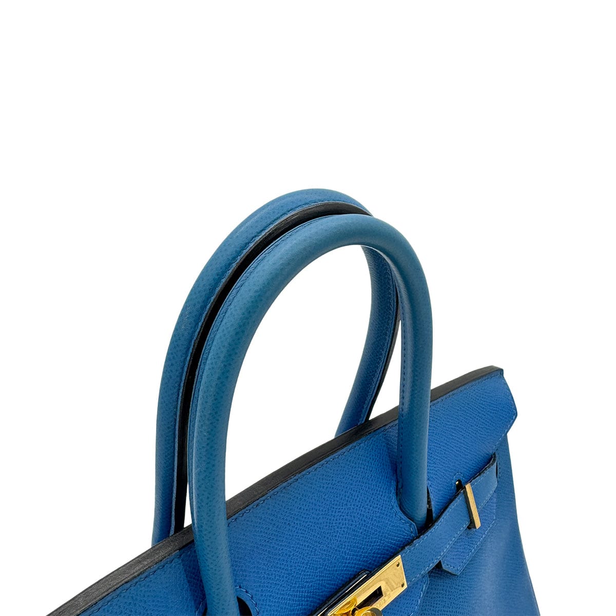 HERMES HERMES BIRKIN 30 BLUE FRANCE COUCHVEL HAND BAG 〇Z GHW 90299360