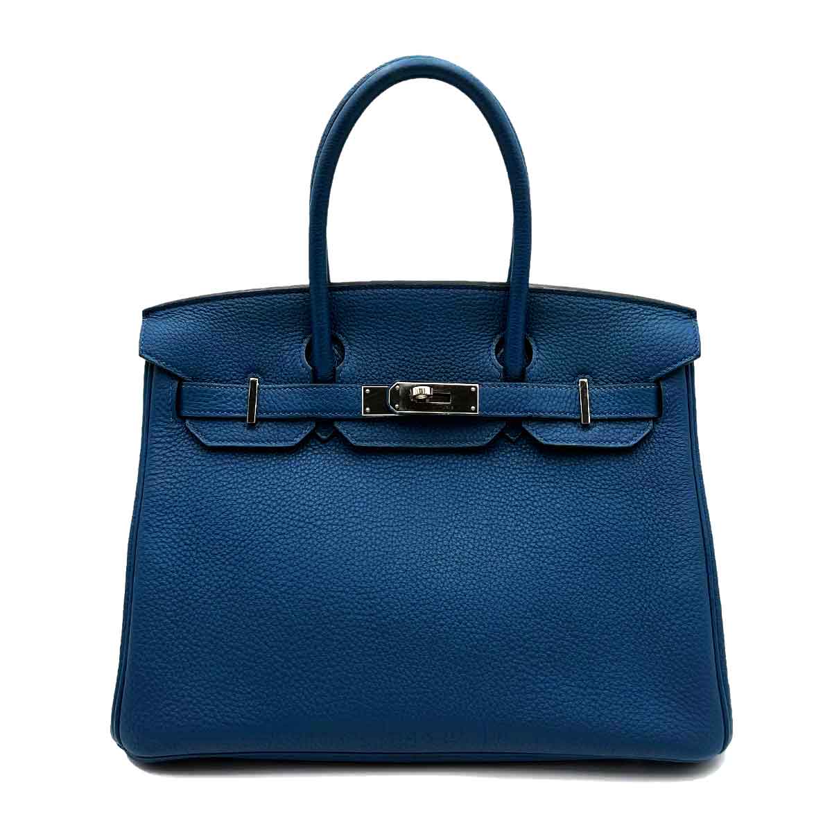 Hermès Hermes Birkin 30 Blue Izmir Togo PHW #Q