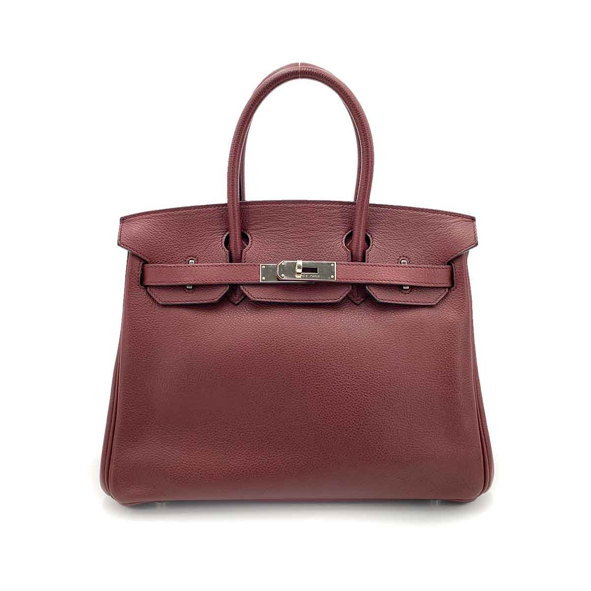 Hermès Hermès Birkin 30 Bordeaux Vache Trekking PHW #O 90232570