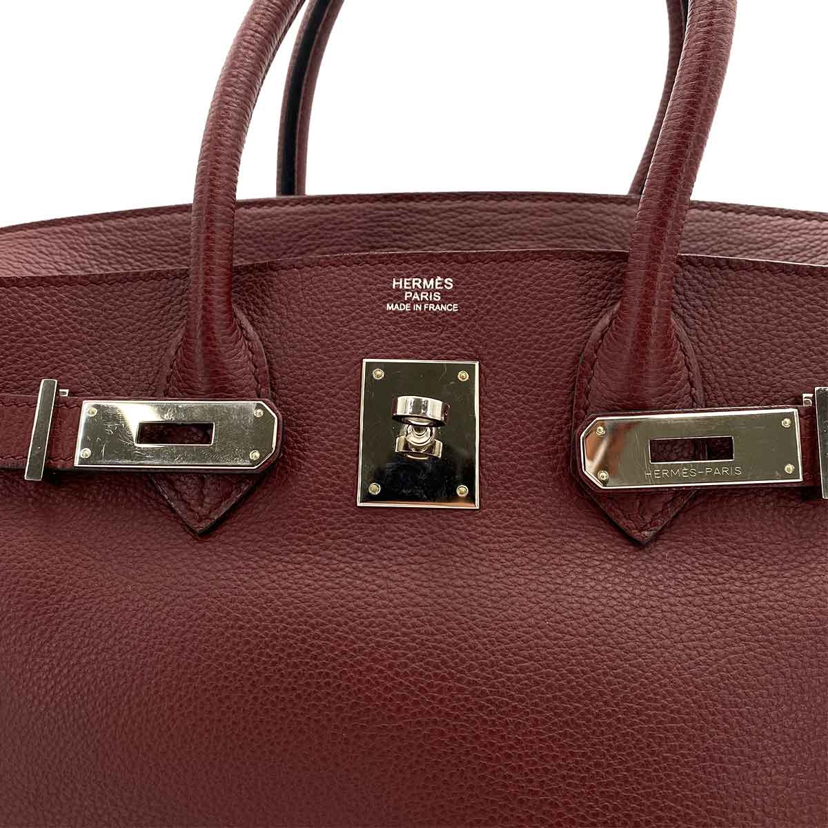 Hermès Hermès Birkin 30 Bordeaux Vache Trekking PHW #O 90232570