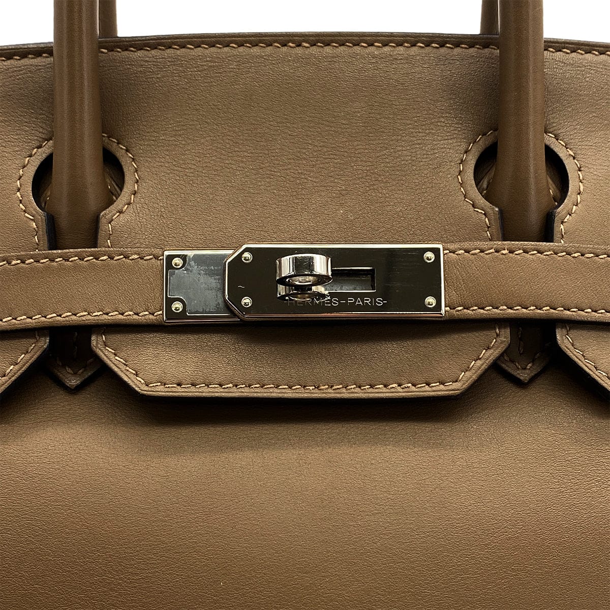 HERMES HERMES BIRKIN 30 ETOUPE SWIFT HAND BAG 2020 Y STAMP PALLADIUM HARDWARE 90325329