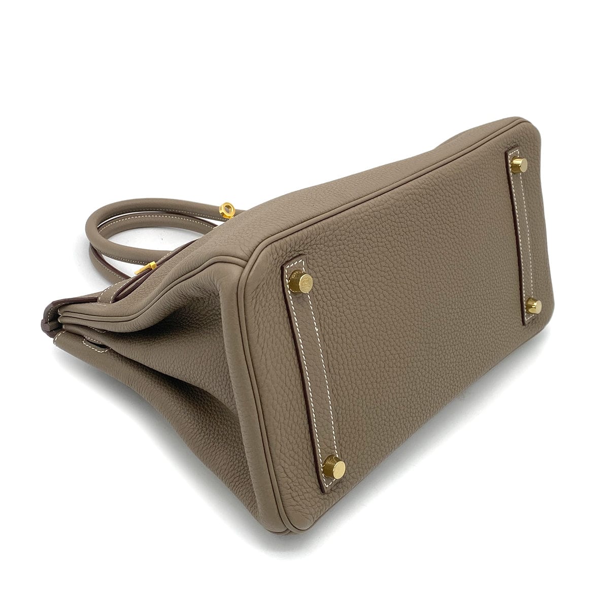 hermes HERMES BIRKIN 30 ETOUPE TOGO HAND BAG D GHW 90262534