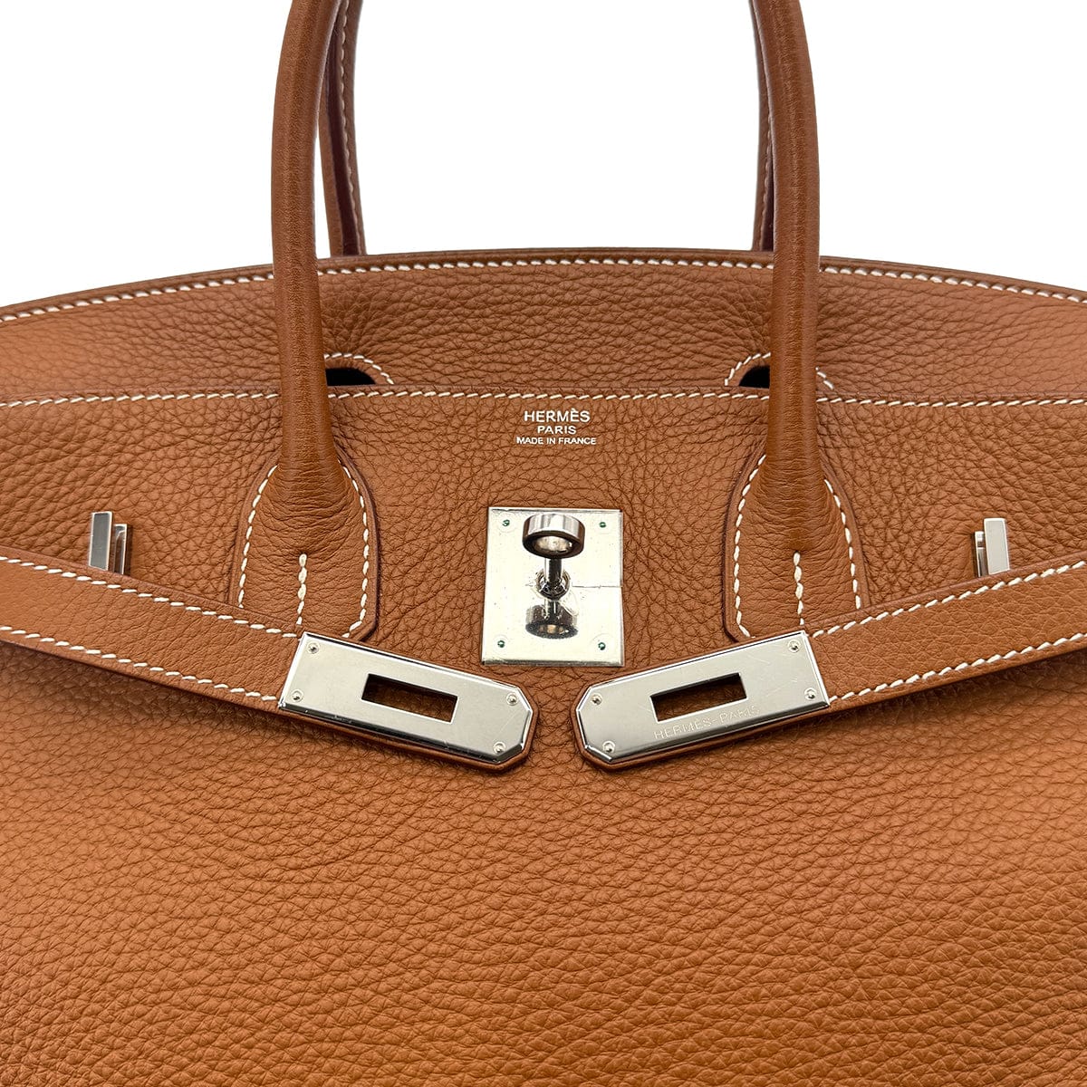 HERMES HERMES BIRKIN 30 GOLD TOGO HAND BAG □K GHW 90304919