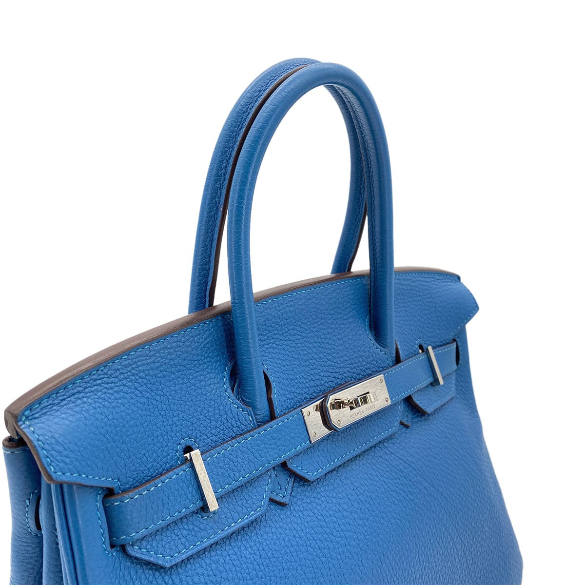 HERMES HERMES BIRKIN 30 MYKONOS TOGO HAND BAG □O PALLADIUM HARDWARE 90299591