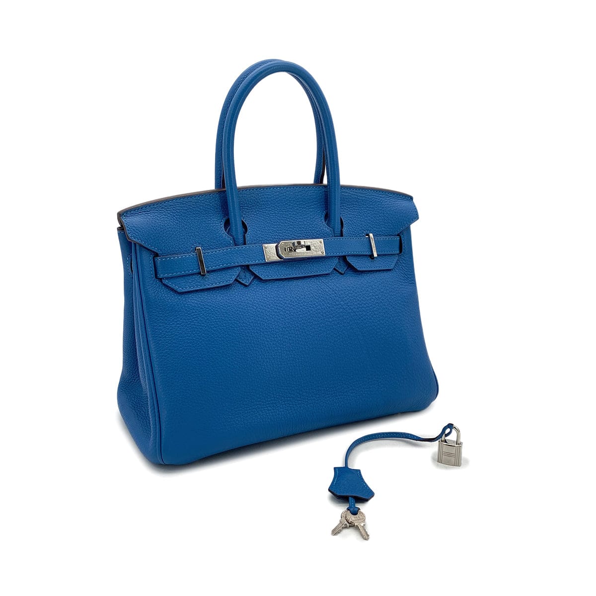 HERMES HERMES BIRKIN 30 MYKONOS TOGO HAND BAG □O PALLADIUM HARDWARE 90299591