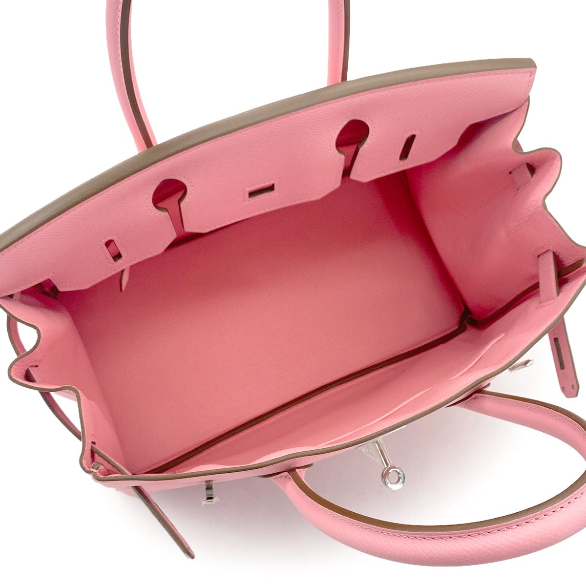 HERMES HERMES BIRKIN 30 ROSE CONFETTI VEAU EPSOM HAND BAG 2015 T STAMP PALLADIUM HARDWARE 90326206