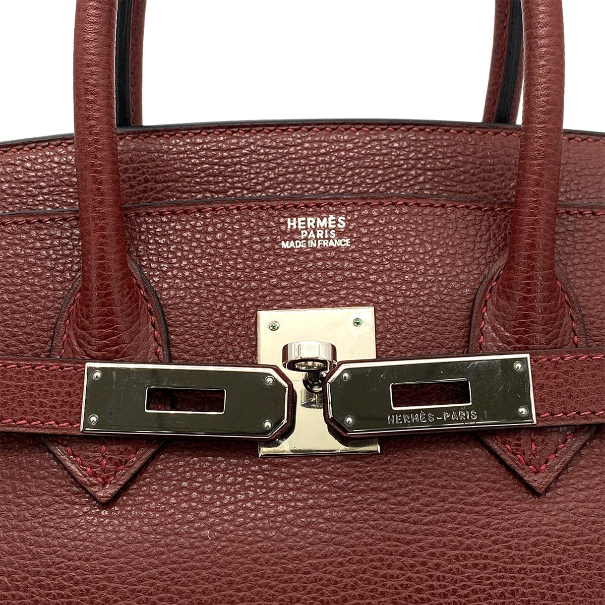 Hermes HERMES BIRKIN 30 ROUGE H VACHE LIEGE HAND BAG □I SHW 90259878