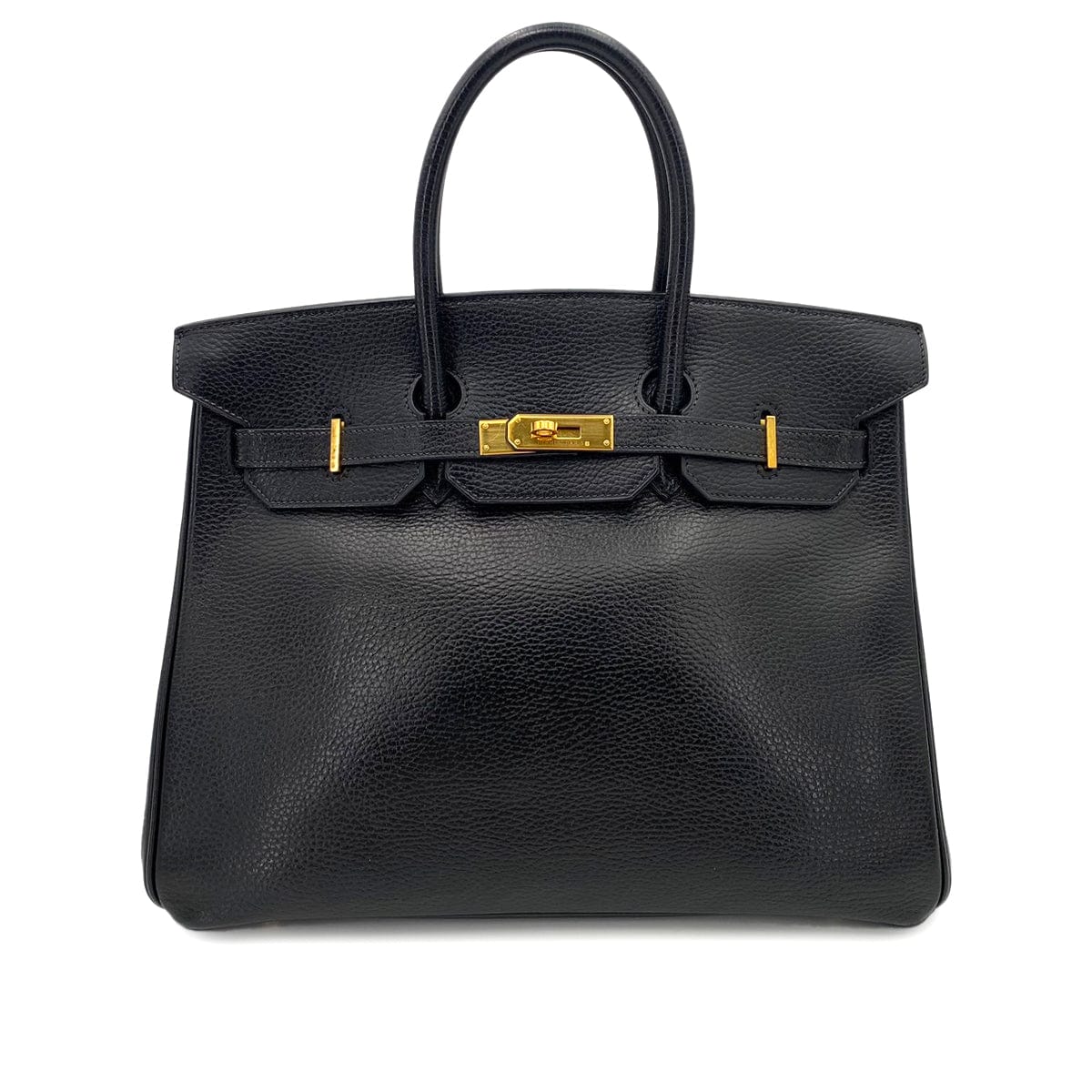 Hermès Hermès Birkin 35 Black Ardennes GHW #E 90241757