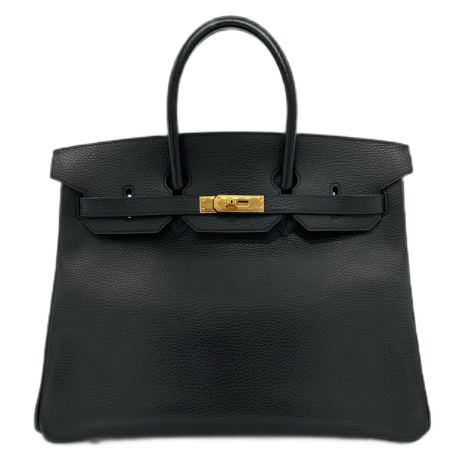 HERMES BIRKIN 35 BLACK ARDENNES HAND BAG D 207845 – LuxuryPromise