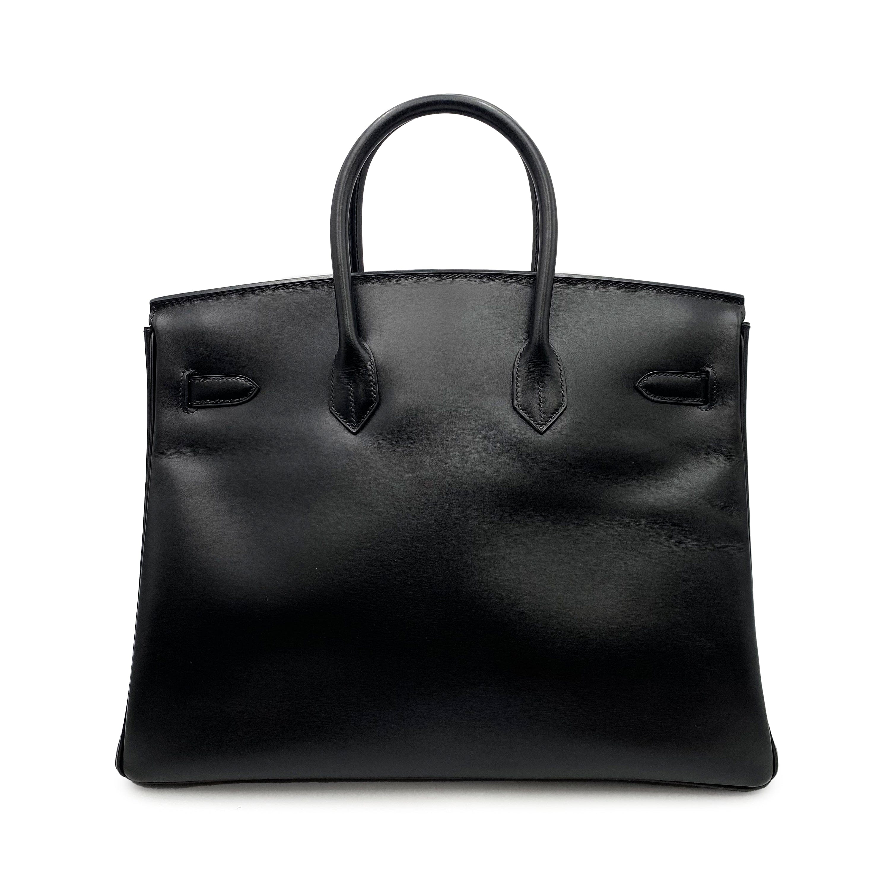 Hermès Hermes Birkin 35 Black Boxcalf GHW #F