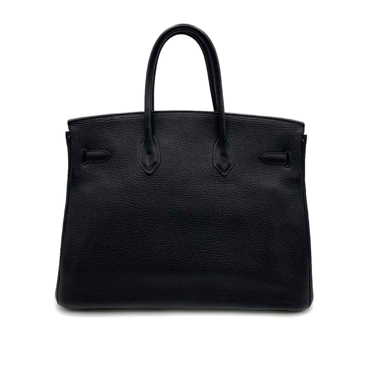 Hermès Hermès Birkin 35 Black Clemence GHW #H 90231283