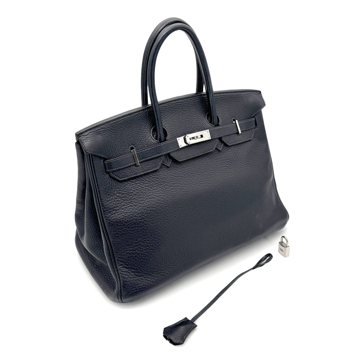 Hermes HERMES BIRKIN 35 BLUE INDIGO TOGO HAND BAG □G SHW 90269180