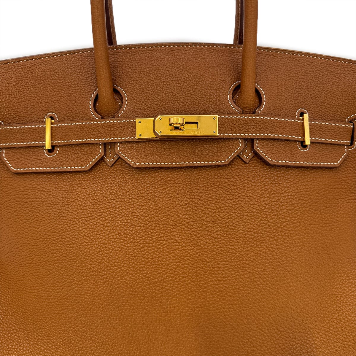 HERMES HERMES BIRKIN 35 GOLD TOGO HAND BAG □G GHW 90302188
