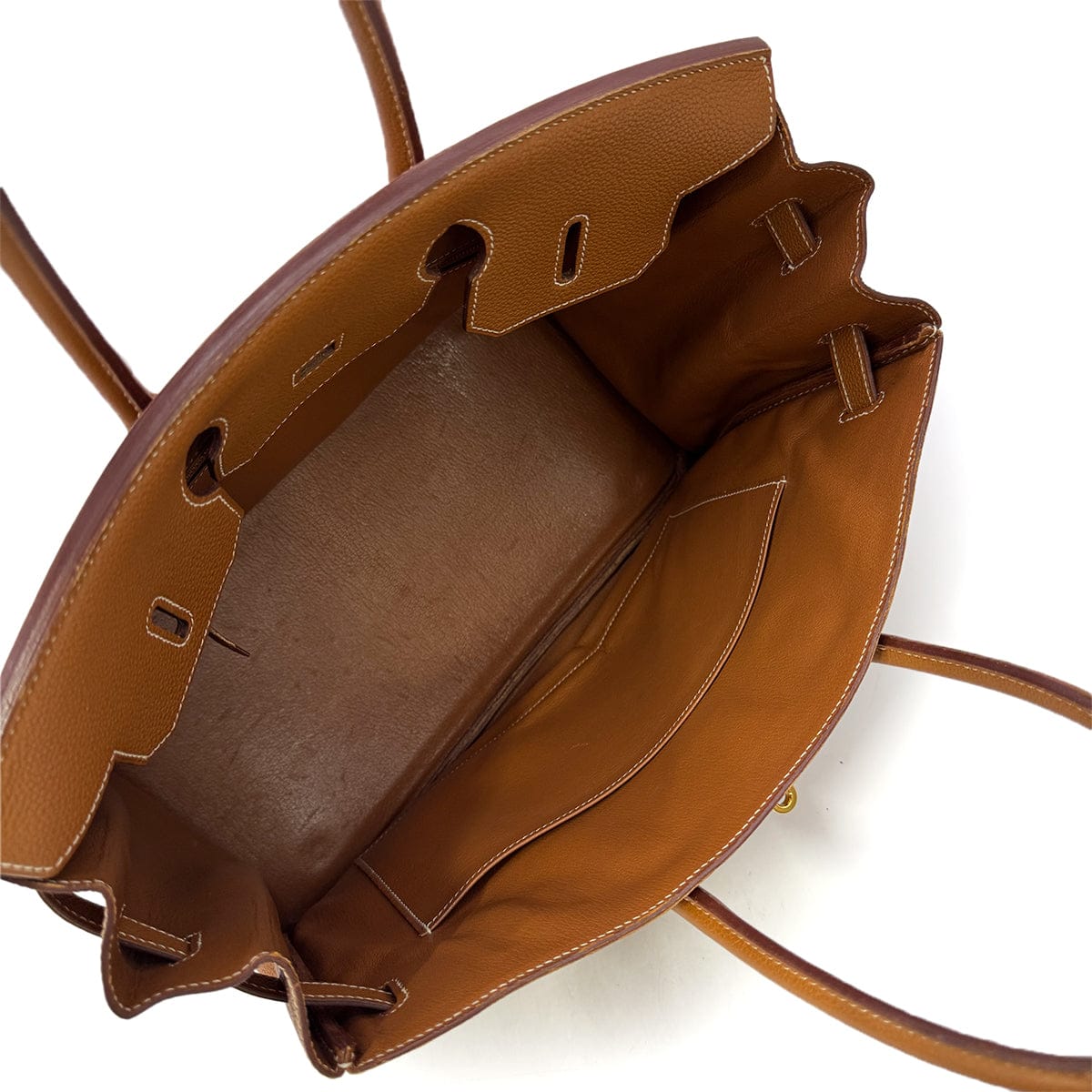 HERMES HERMES BIRKIN 35 GOLD TOGO HAND BAG □G GHW 90302188