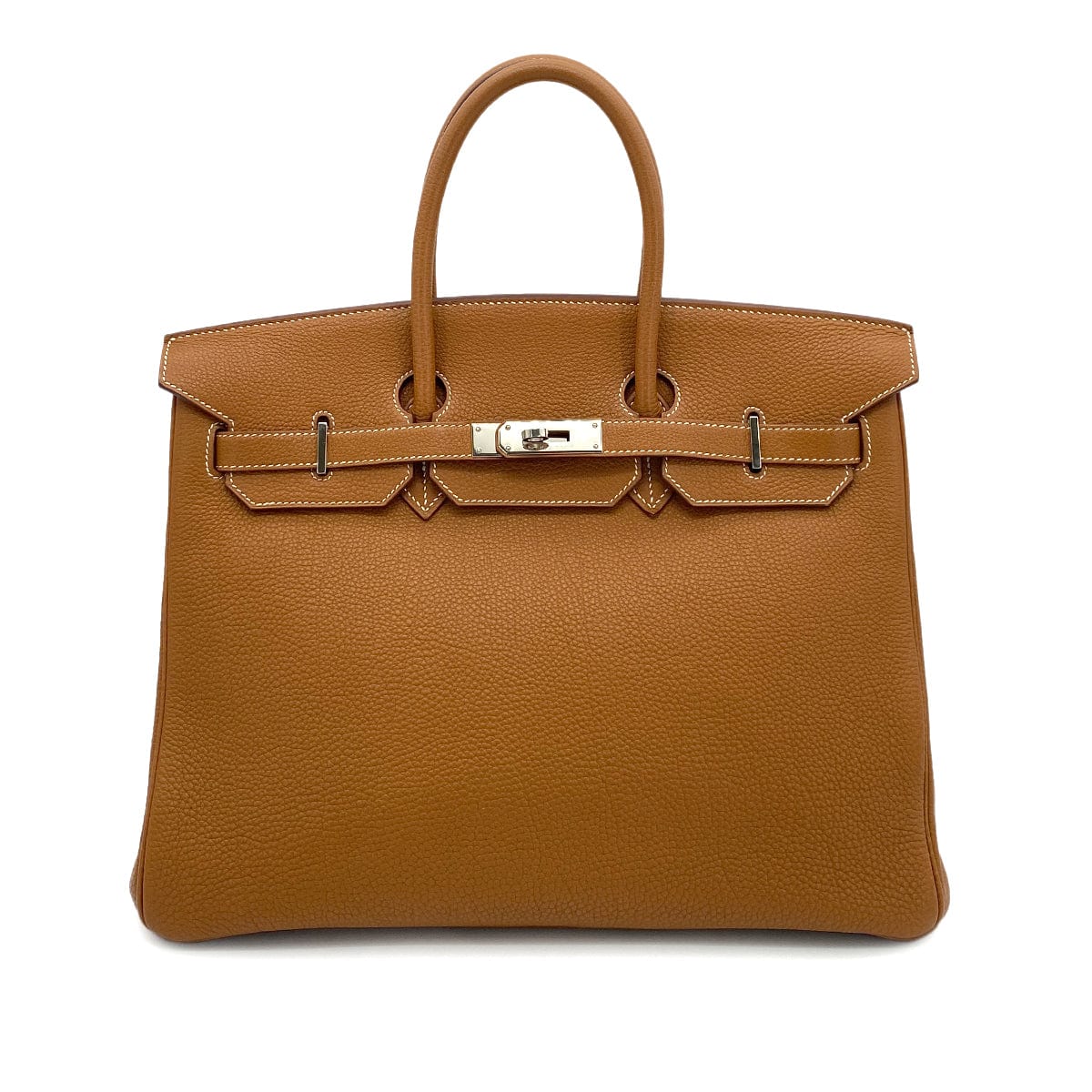 HERMES HERMES BIRKIN 35 GOLD TOGO HAND BAG □G SHW 90254693