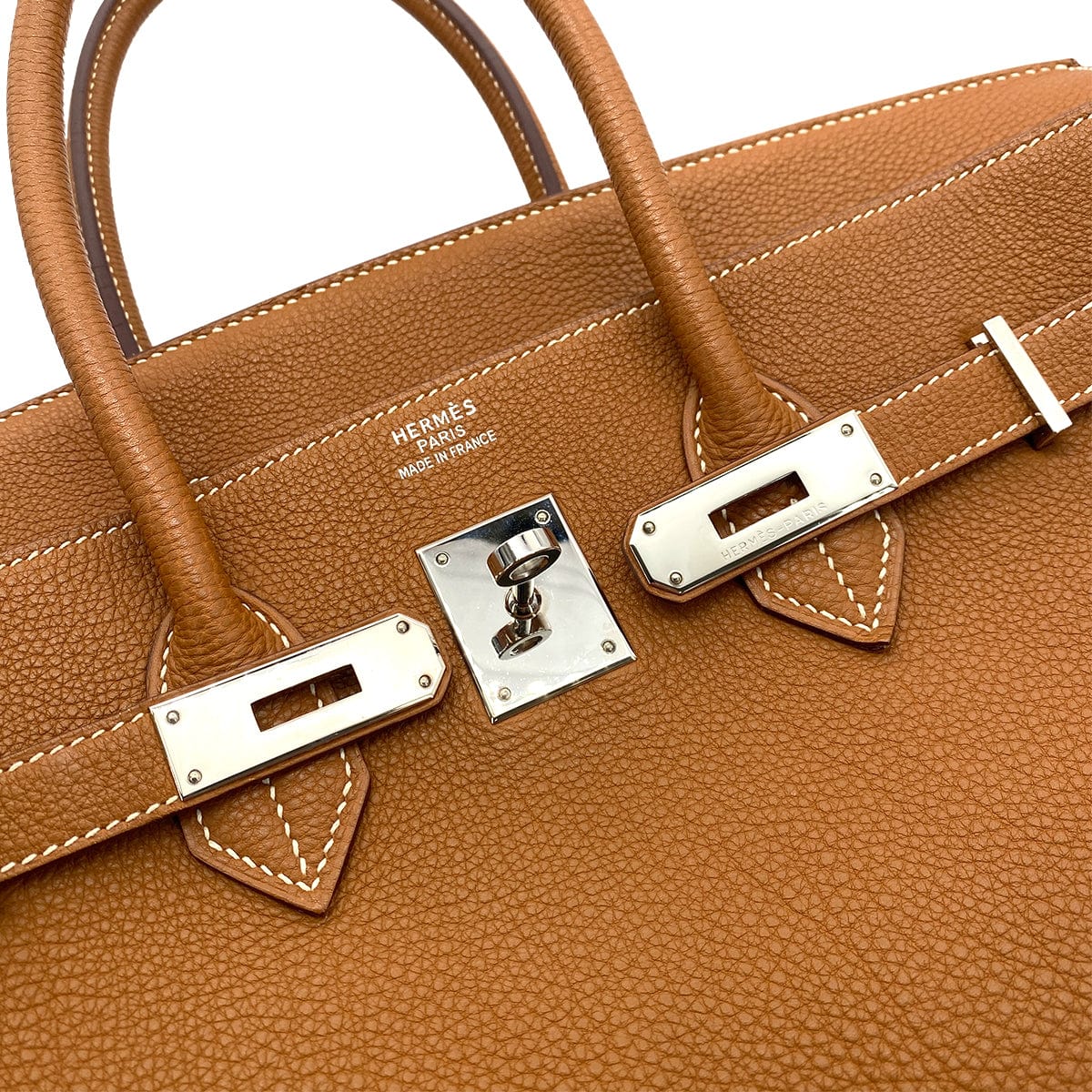 HERMES HERMES BIRKIN 35 GOLD TOGO HAND BAG □G SHW 90254693