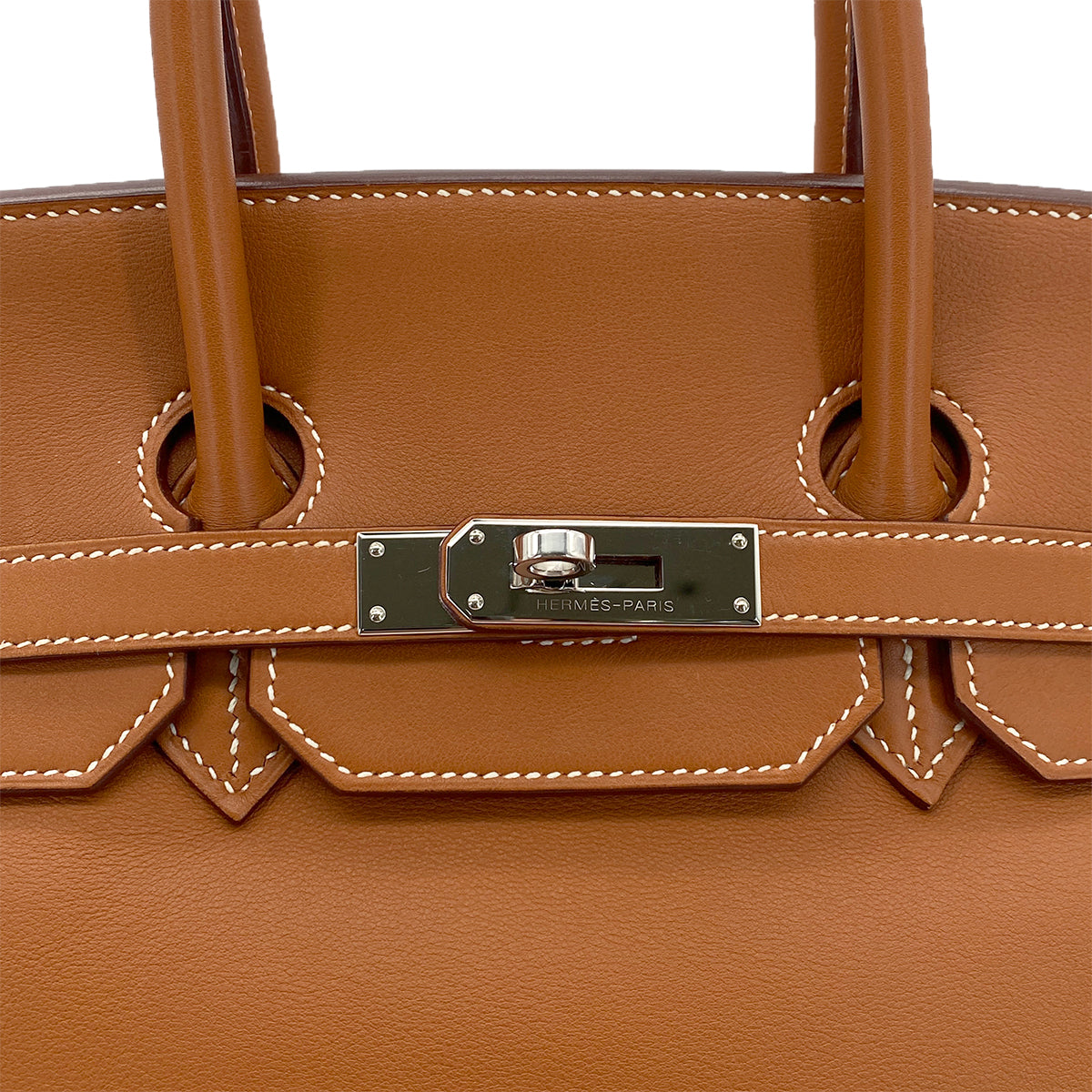 HERMES HERMES BIRKIN 35 GOLD VEAU SWIFT HAND BAG □K PALLADIUM HARDWARE 90304186