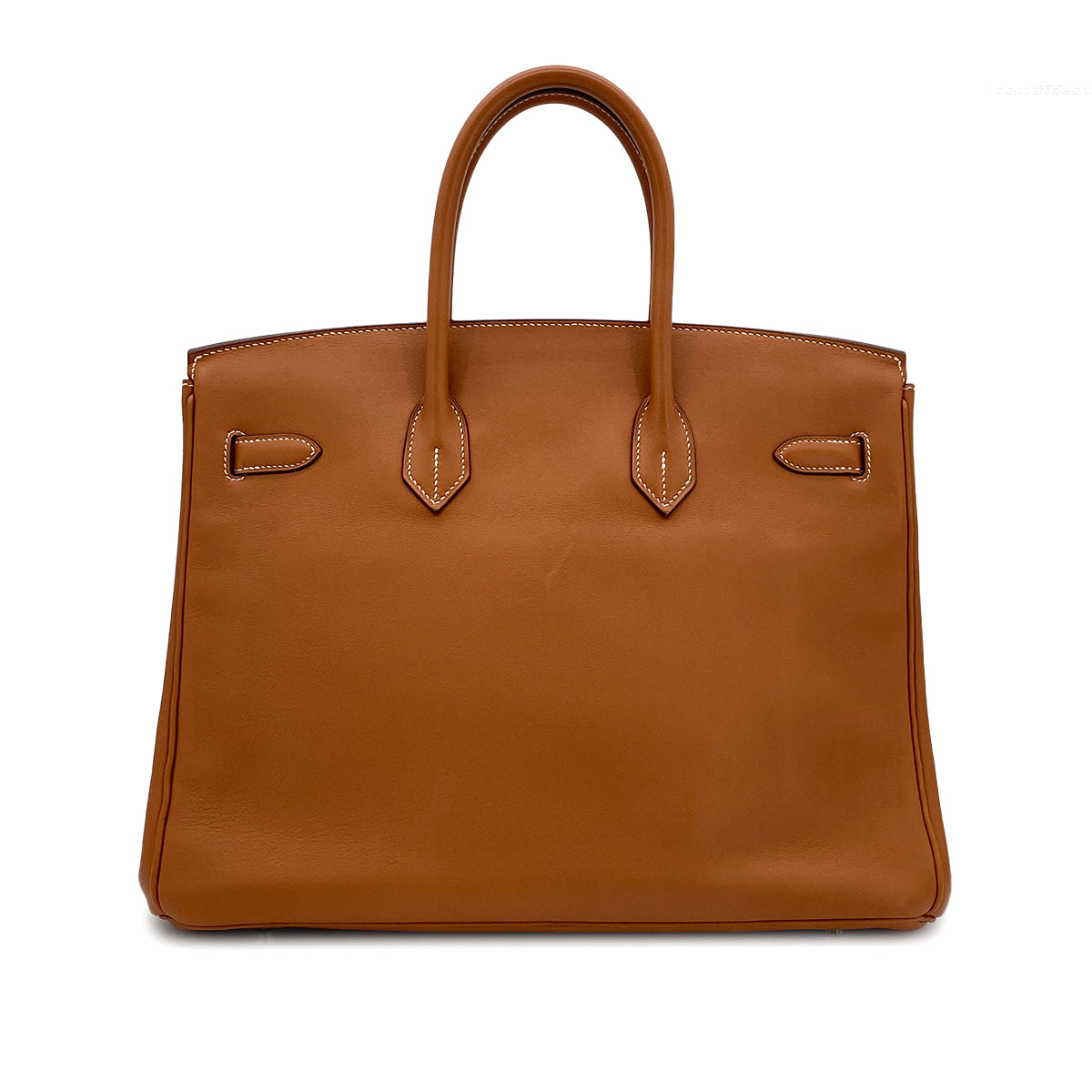 HERMES HERMES BIRKIN 35 GOLD VEAU SWIFT HAND BAG □K PALLADIUM HARDWARE 90304186