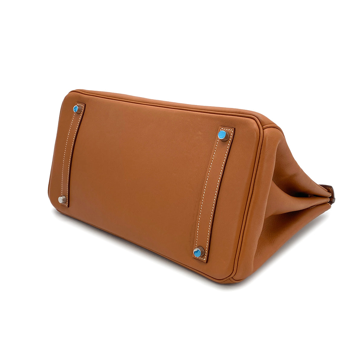 HERMES HERMES BIRKIN 35 GOLD VEAU SWIFT HAND BAG □K PALLADIUM HARDWARE 90304186