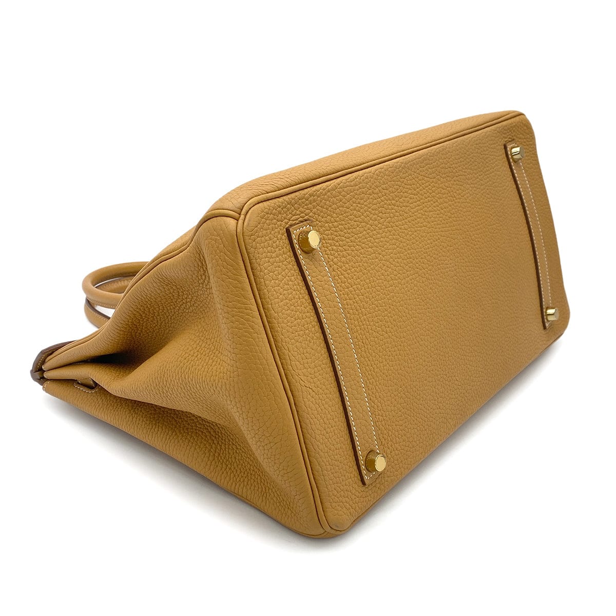 Hermes HERMES BIRKIN 35 NATUREL SABLE TAURILLON CLEMENCE HAND BAG T GHW 90275153