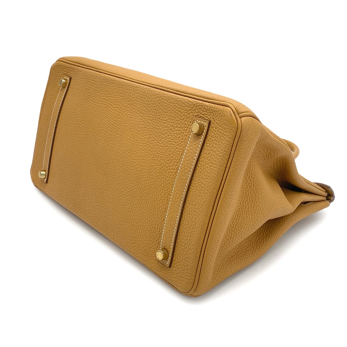 Hermes HERMES BIRKIN 35 NATUREL SABLE TAURILLON CLEMENCE HAND BAG T GHW 90275153