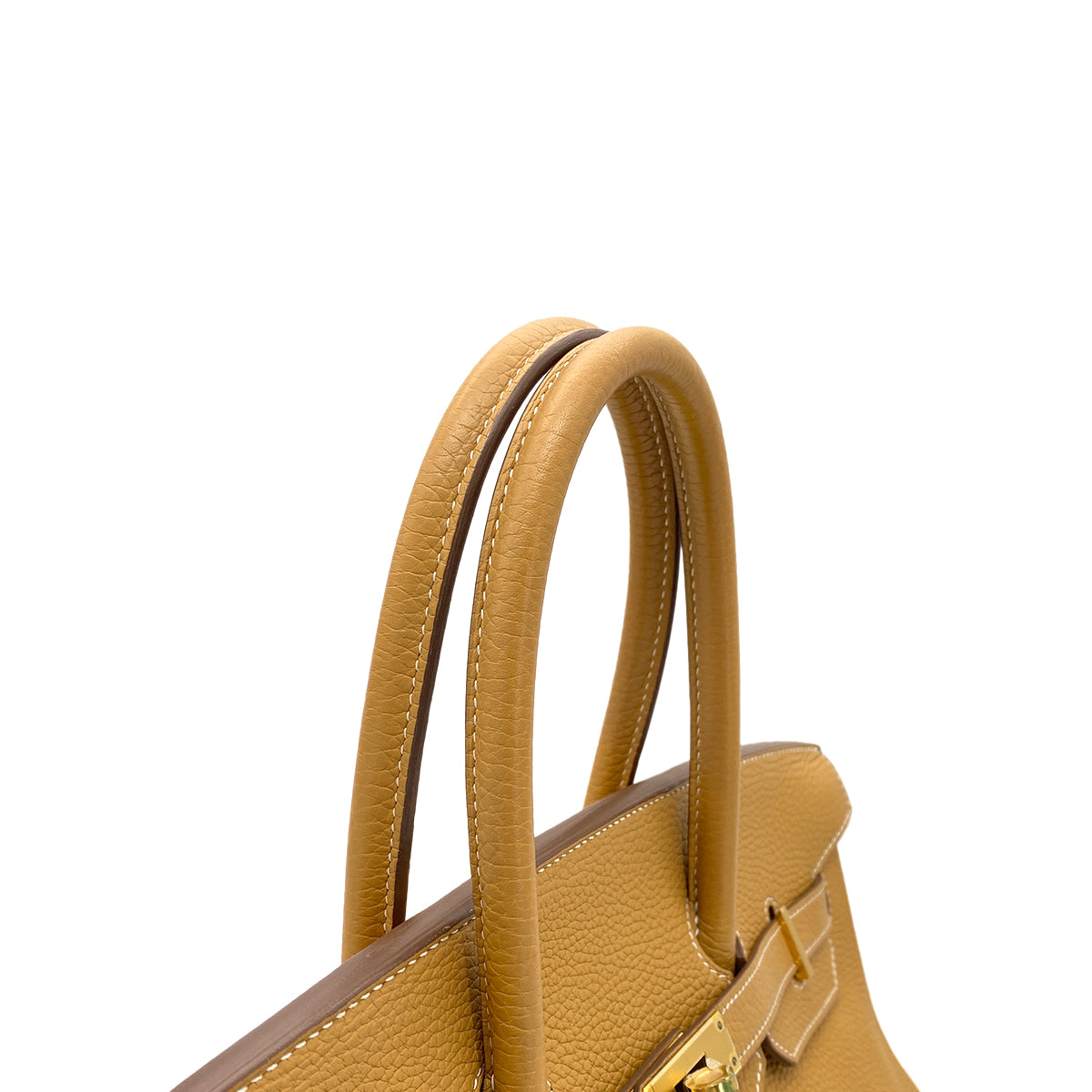 Hermes HERMES BIRKIN 35 NATUREL SABLE TAURILLON CLEMENCE HAND BAG T GHW 90275153