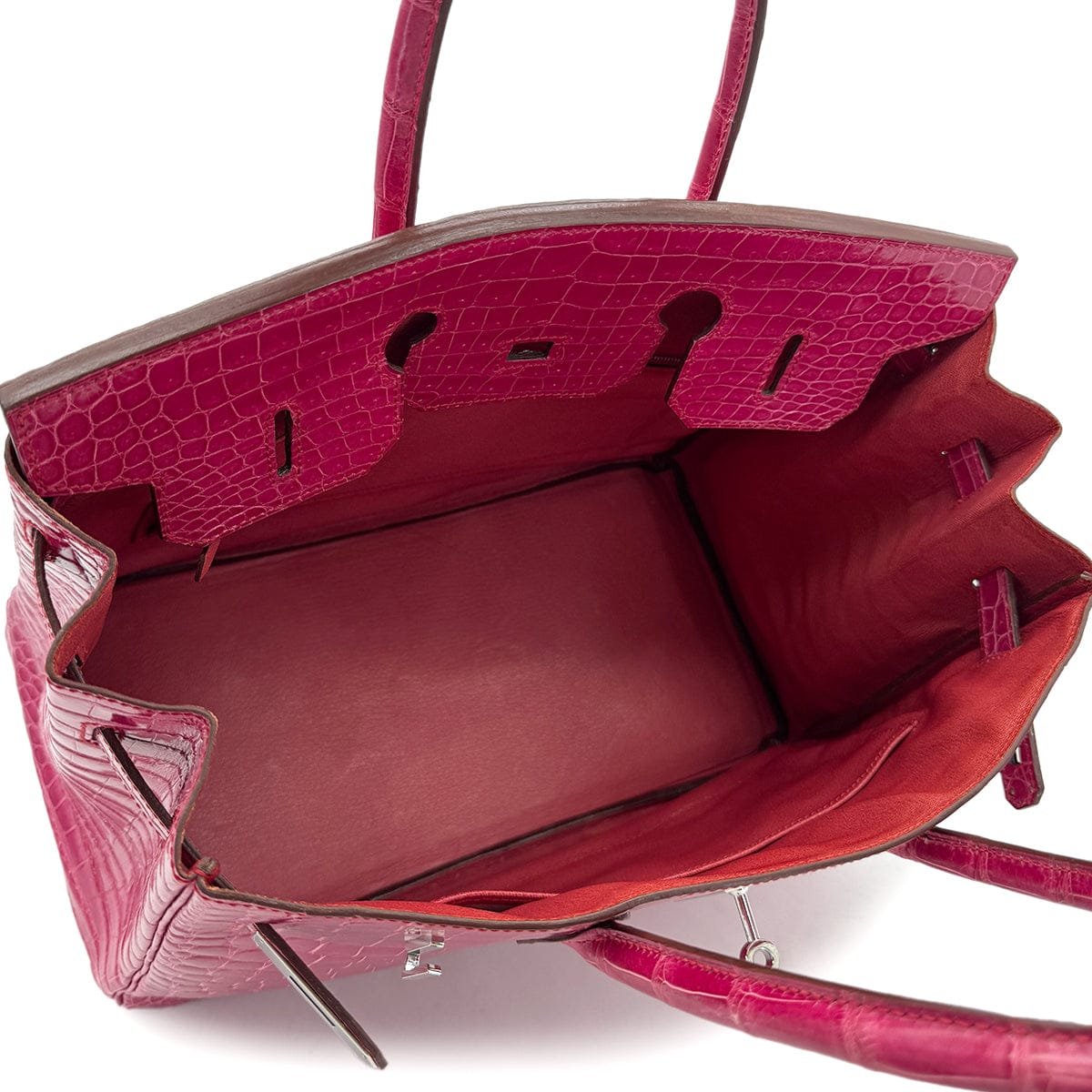 HERMES HERMES BIRKIN 35 ROSE SHEHERAZADE POROSUS HAND BAG □H SHW 90285102