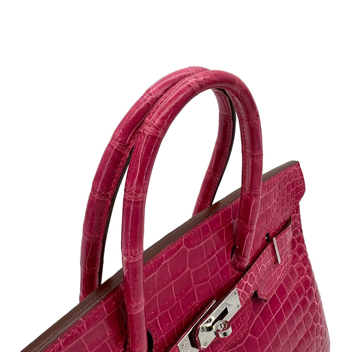 HERMES HERMES BIRKIN 35 ROSE SHEHERAZADE POROSUS HAND BAG □H SHW 90285102