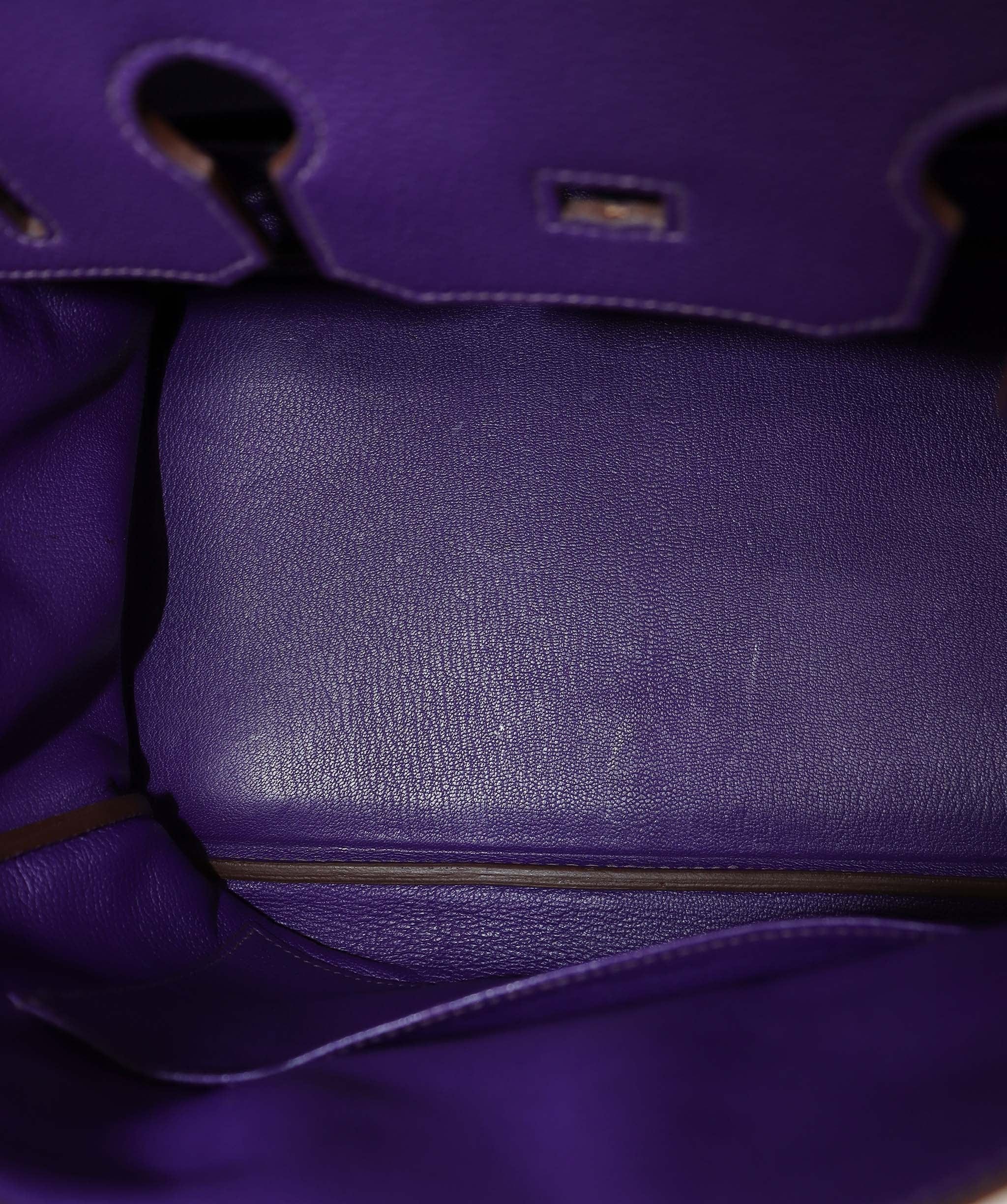 HERMES Hermes Birkin 35 Ultraviolet Togo PHW #N 90251998